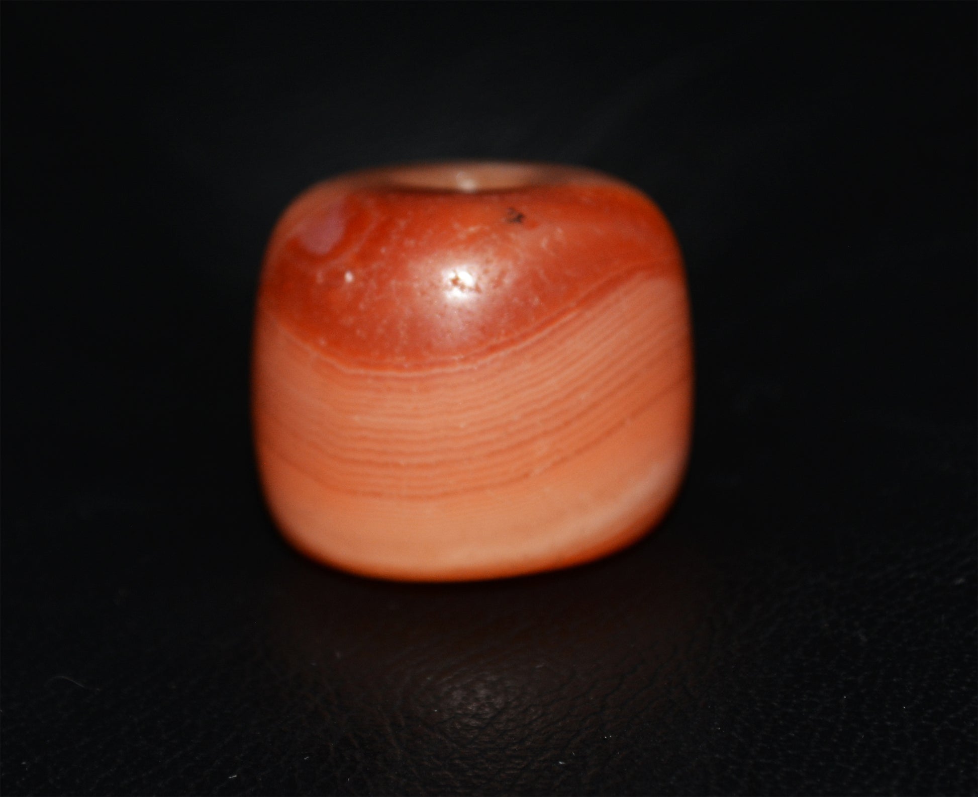 Real Tibet Old Antique Red Pema Raka Agate Bead Himalayan Nanhong Carnelian Pendant Genuine Amulet