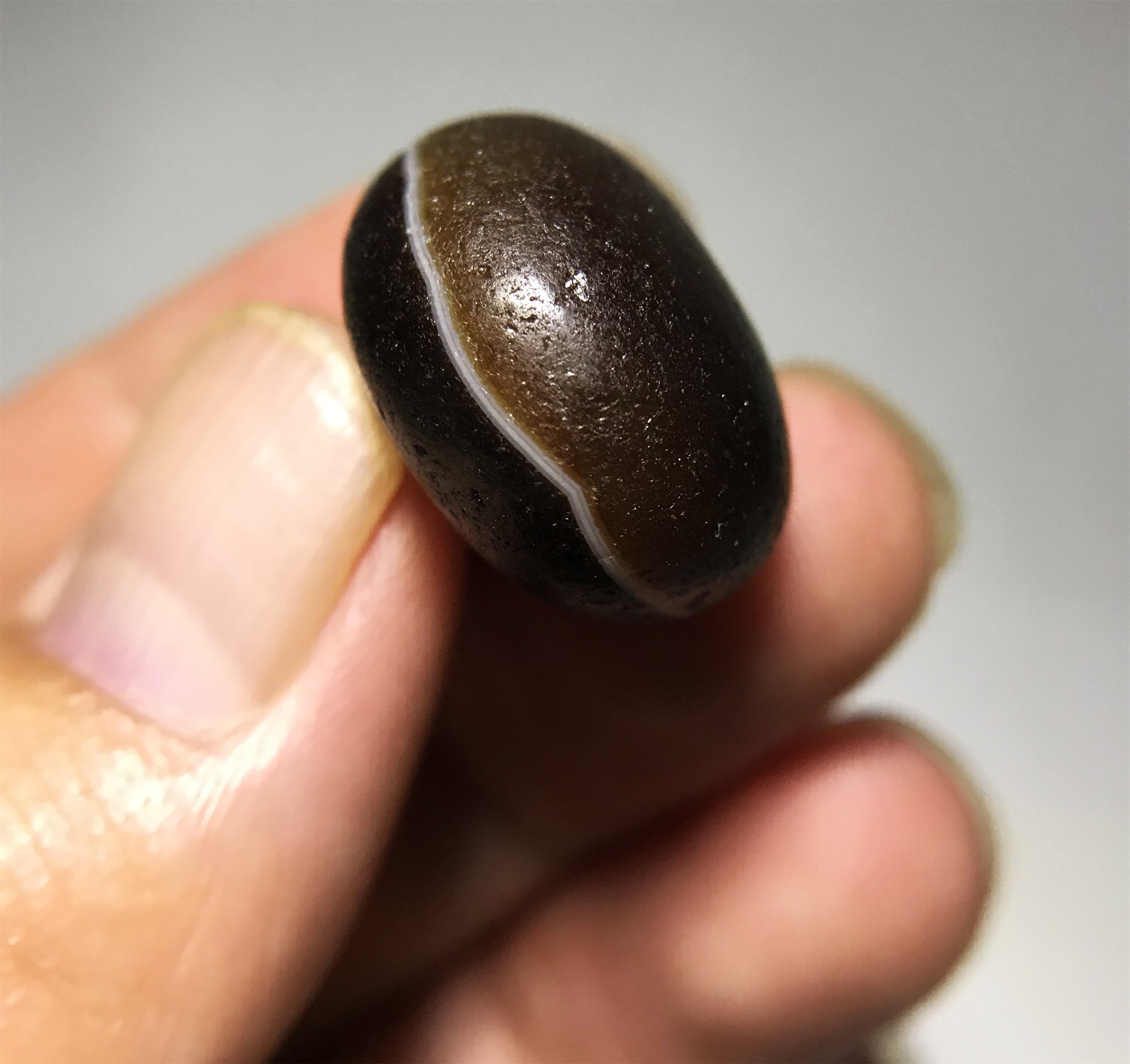 Genuine Tibetan Ancient Medicine Dzi Bead Amulet Banded Agate Himalaya Old Antique Nepal Sulemani Carnelian Gzi Talisman Bracelet