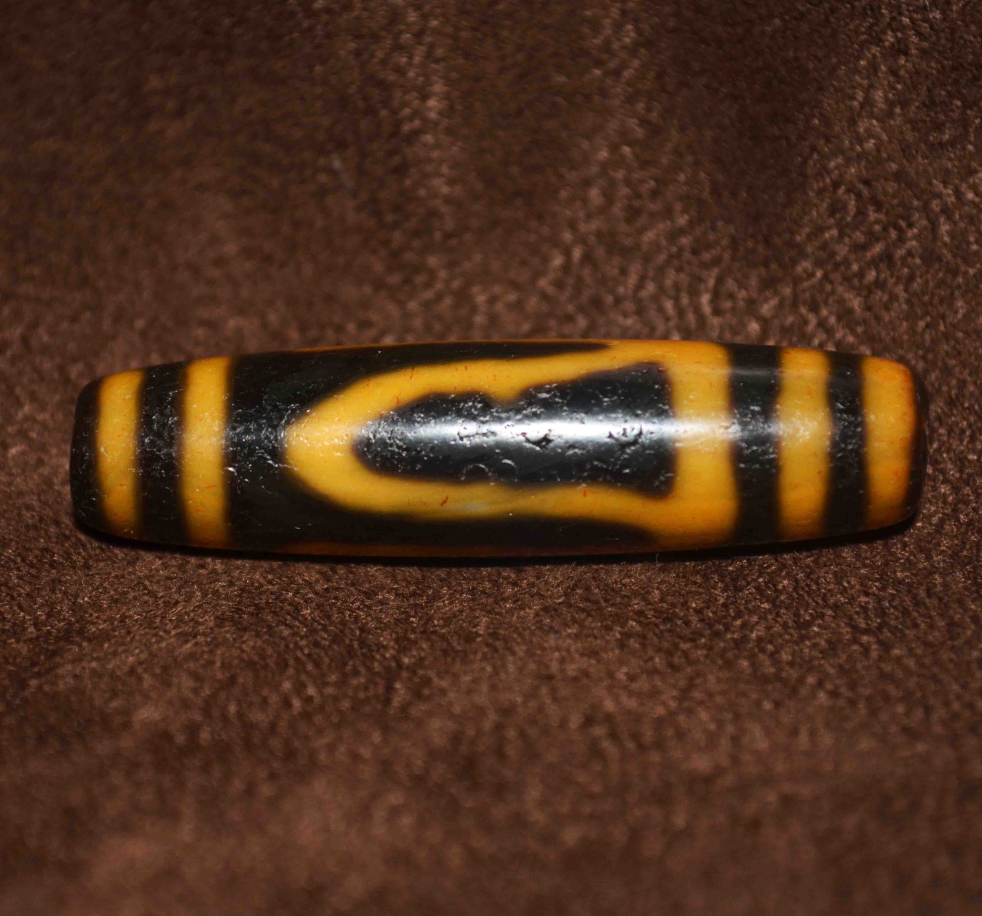 Real Tibetan Ancient One Eye Mountain Dzi Bead Amulet Himalayan Pure 1 Eye Gzi Pendant Genuine Old Antique Agate Talisman Bracelet