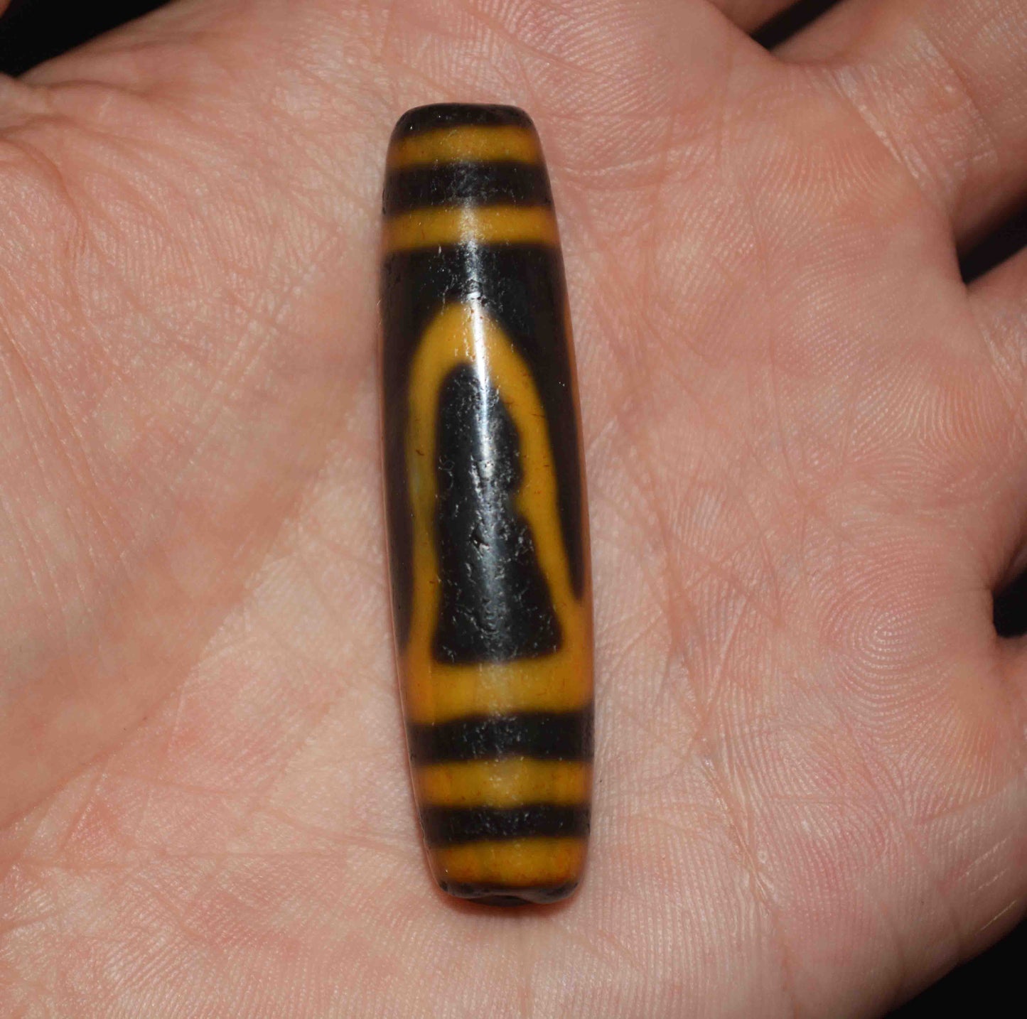 Real Tibetan Ancient One Eye Mountain Dzi Bead Amulet Himalayan Pure 1 Eye Gzi Pendant Genuine Old Antique Agate Talisman Bracelet