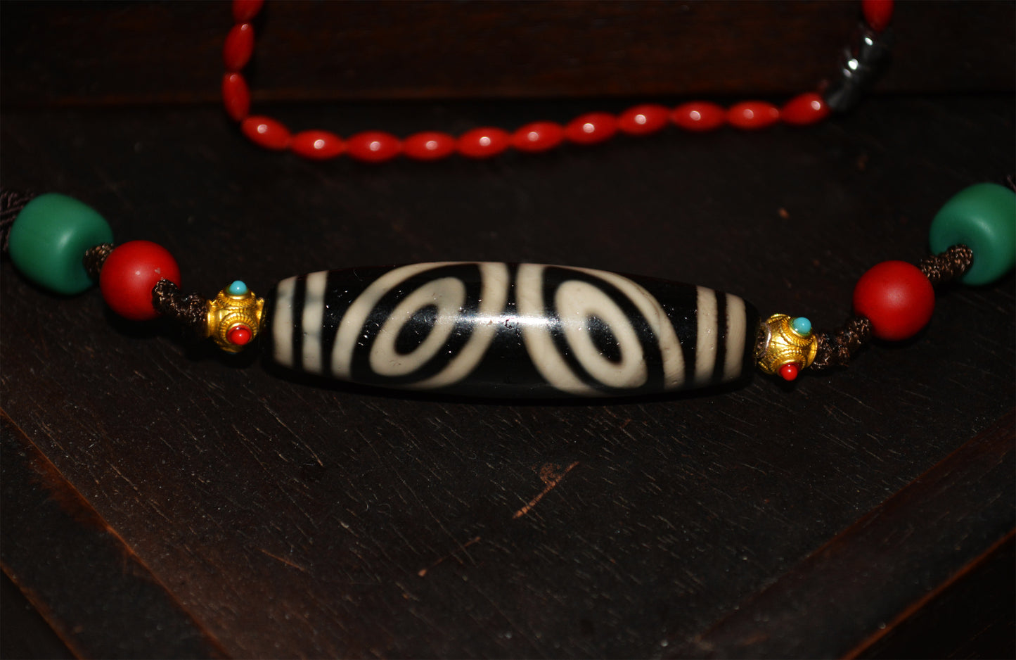 Real Tibetan Ancient Phoenix Six Eyes Dzi Bead Amulet Special Buddha Three Eyed Gzi Pendant Genuine Old Antique Agate Himalaya Pure Talisman