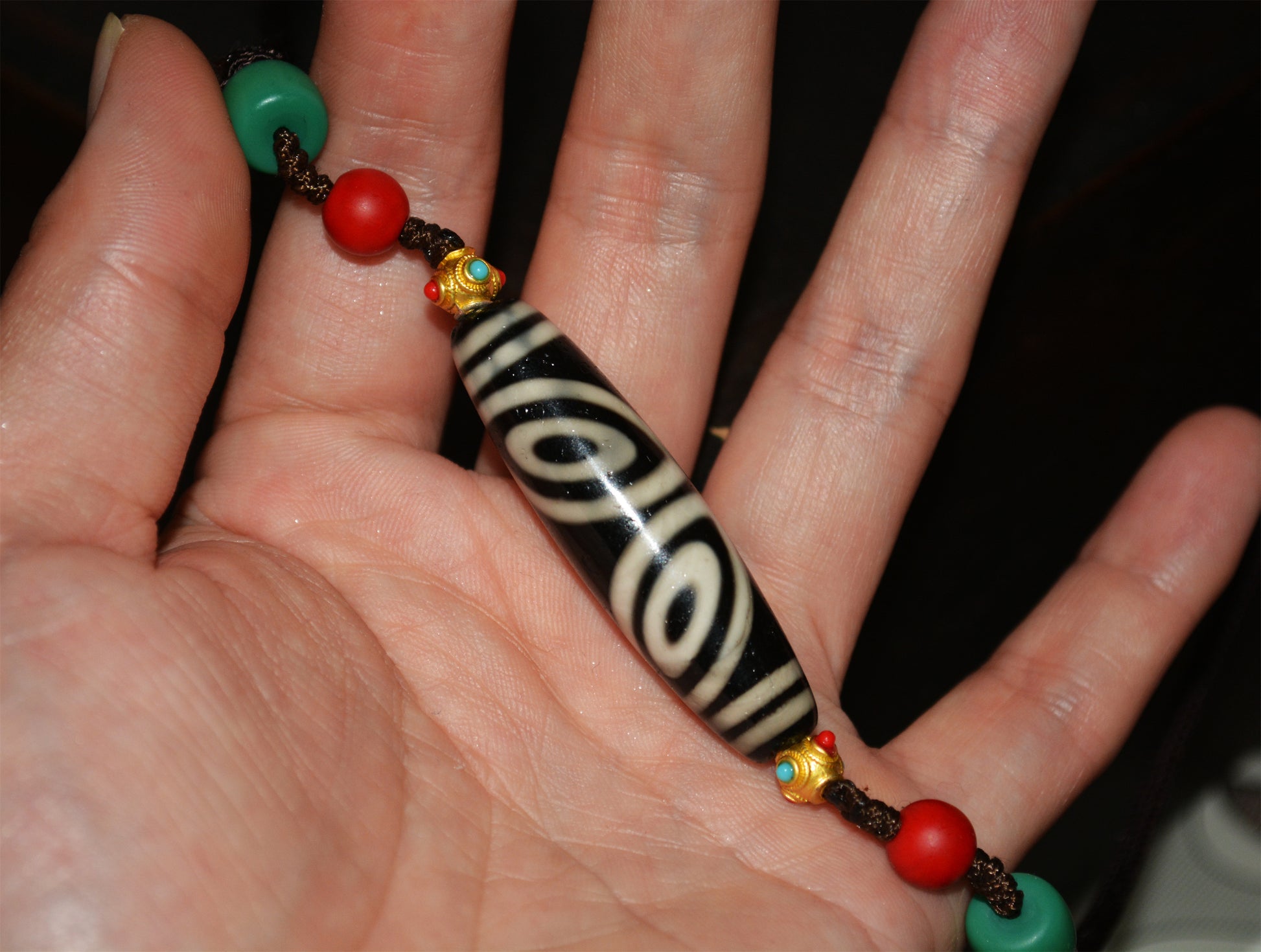 Real Tibetan Ancient Phoenix Six Eyes Dzi Bead Amulet Special Buddha Three Eyed Gzi Pendant Genuine Old Antique Agate Himalaya Pure Talisman