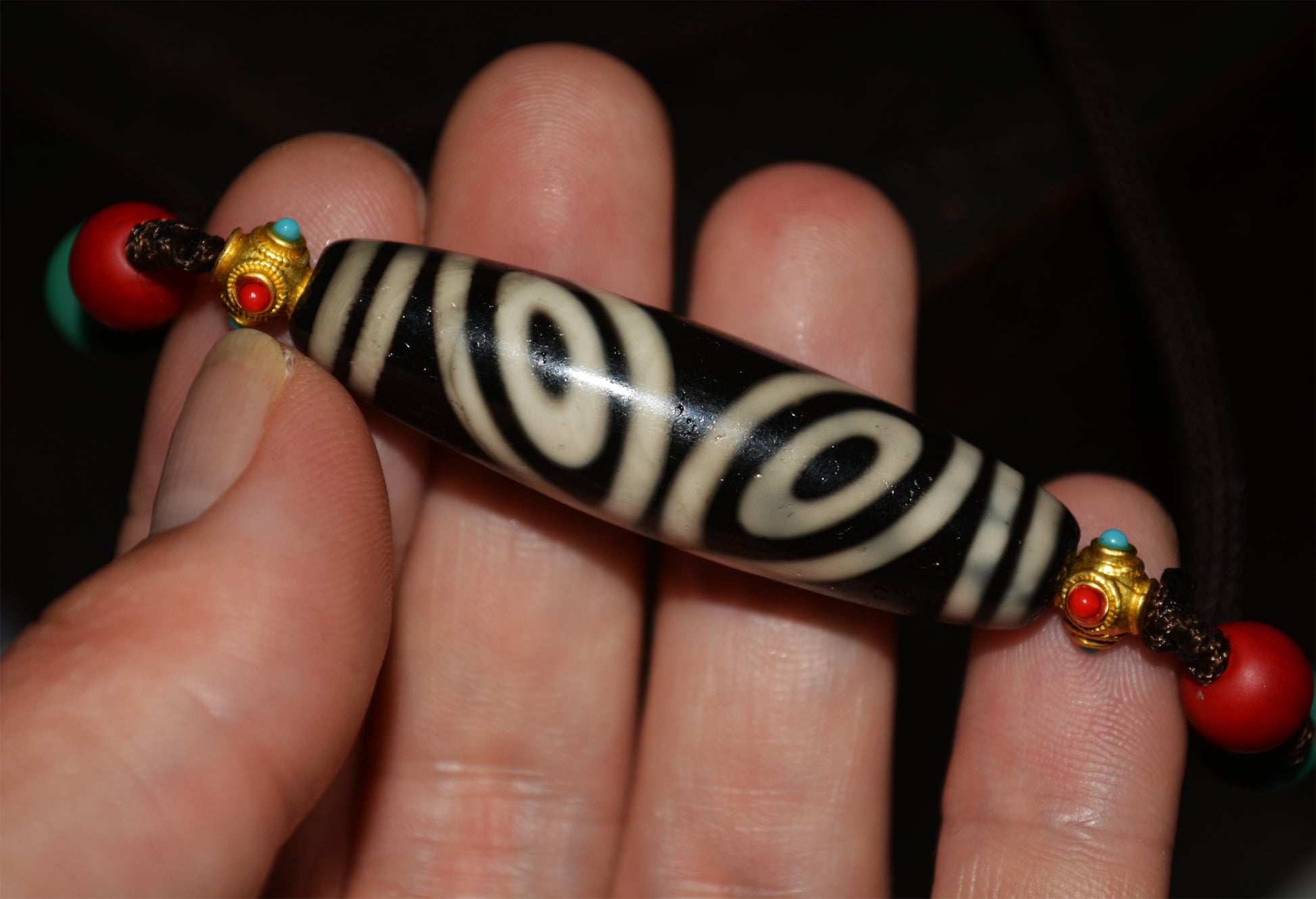 Real Tibetan Ancient Phoenix Six Eyes Dzi Bead Amulet Special Buddha Three Eyed Gzi Pendant Genuine Old Antique Agate Himalaya Pure Talisman