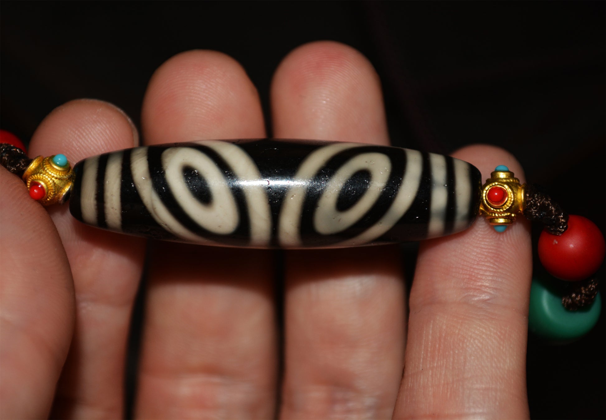 Real Tibetan Ancient Phoenix Six Eyes Dzi Bead Amulet Special Buddha Three Eyed Gzi Pendant Genuine Old Antique Agate Himalaya Pure Talisman