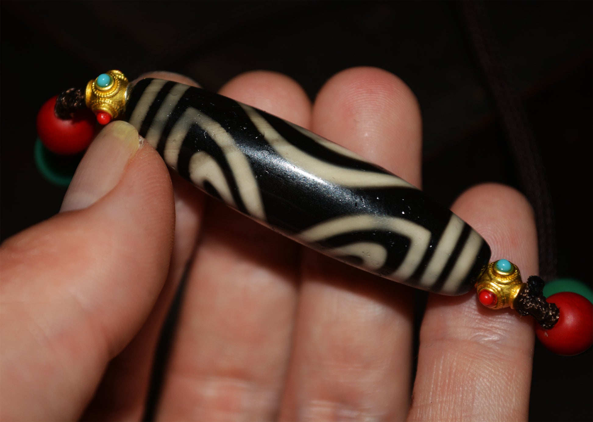 Real Tibetan Ancient Phoenix Six Eyes Dzi Bead Amulet Special Buddha Three Eyed Gzi Pendant Genuine Old Antique Agate Himalaya Pure Talisman