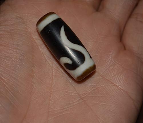 Real Tibetan Ancient Ruyi Dzi Bead Pendant Amulet Himalayan Old Antique Genuine Agate Nepal Pure Gzi Talisman Bracelet