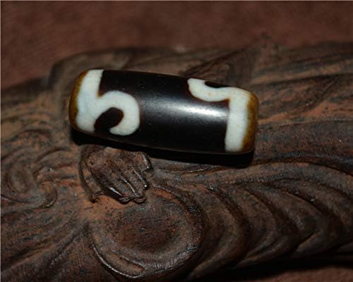 Real Tibetan Ancient Ruyi Dzi Bead Pendant Amulet Himalayan Old Antique Genuine Agate Nepal Pure Gzi Talisman Bracelet