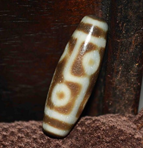 Real Tibetan Ancient Six Eyes Dzi Bead Amulet Himalayan Pure 6 Eyed Gzi Pendant Genuine Old Antique Agate Talisman Bracelet