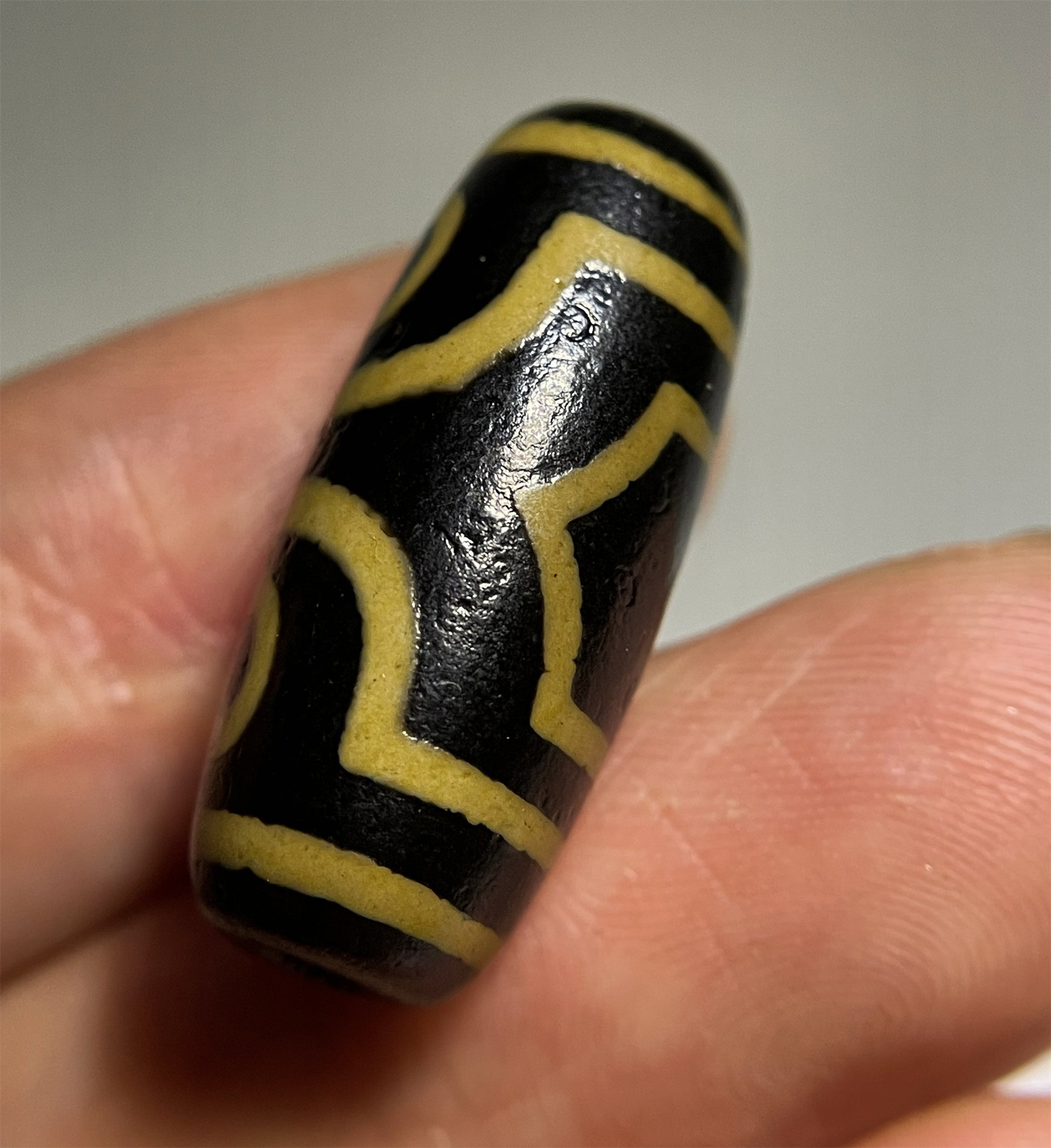 Real Tibetan Ancient Three Eyes Dzi Bead Amulet Pendant Himalayan Agate Genuine Pure 3 Eyed Gzi Old Antique Talisman Bracelet Authentic