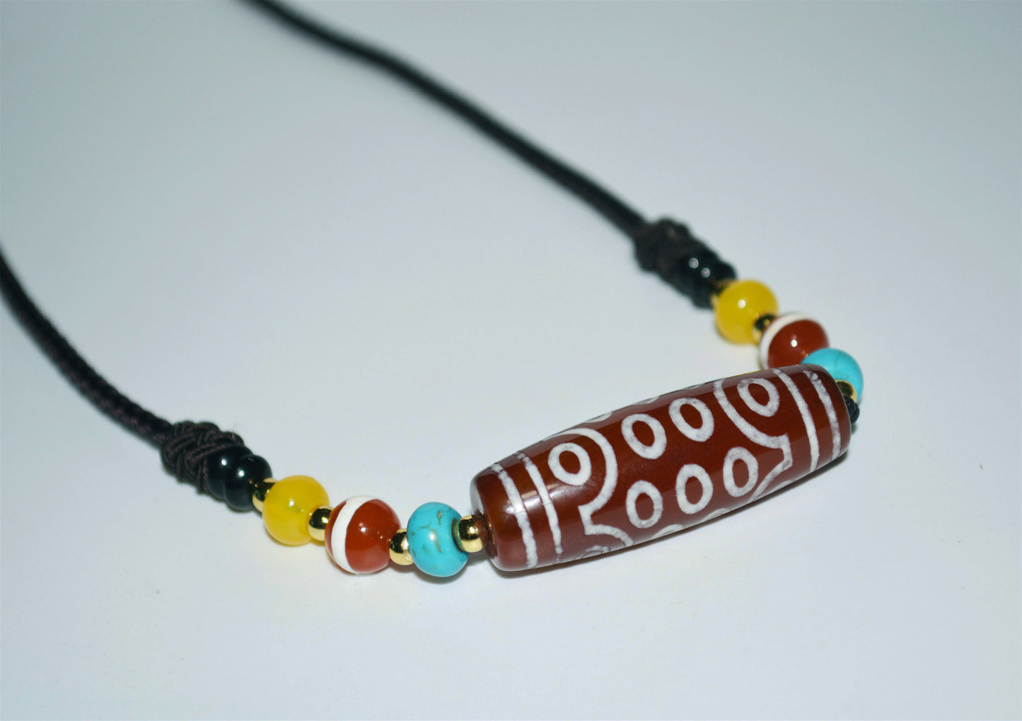 Real Himalaya Old Twenty One Eyed Dzi Bead Amulet Tibetan Pure 21 Eyes Gzi Pendant Genuine Antique Agate Talisman Bracelet