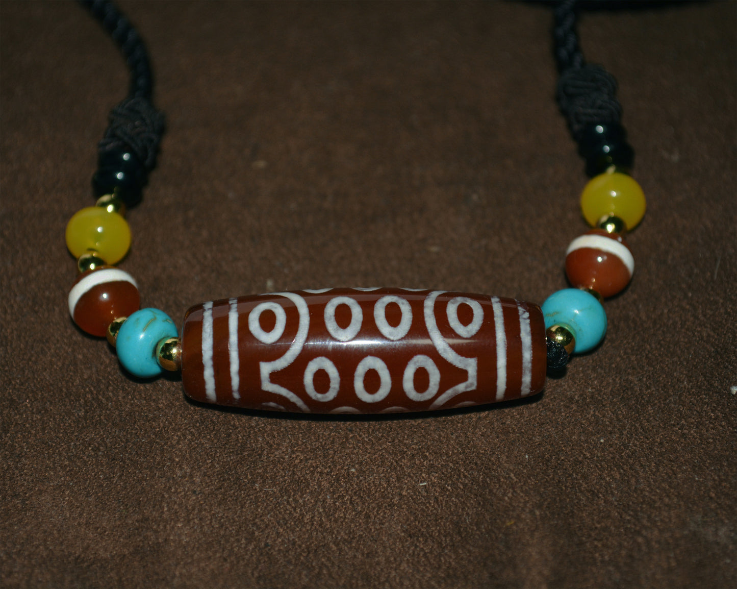 Real Himalaya Old Twenty One Eyed Dzi Bead Amulet Tibetan Pure 21 Eyes Gzi Pendant Genuine Antique Agate Talisman Bracelet