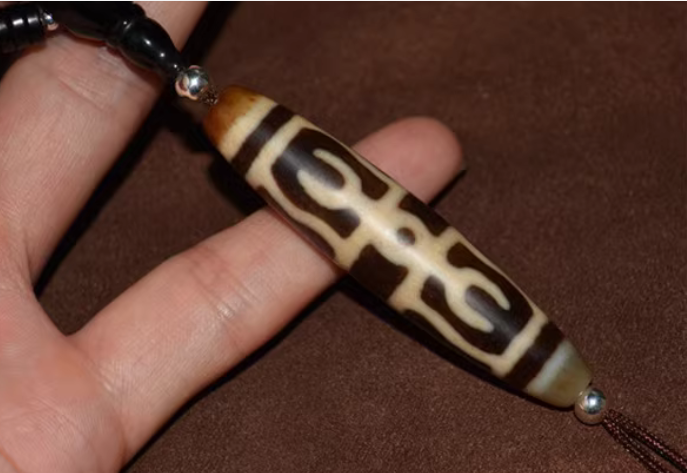 Real Tibetan Ancient Vajra Dorje Dzi Bead Pendant Amulet Himalayan Old Antique Genuine Agate Nepal Phurba Pure Gzi Talisman Bracelet