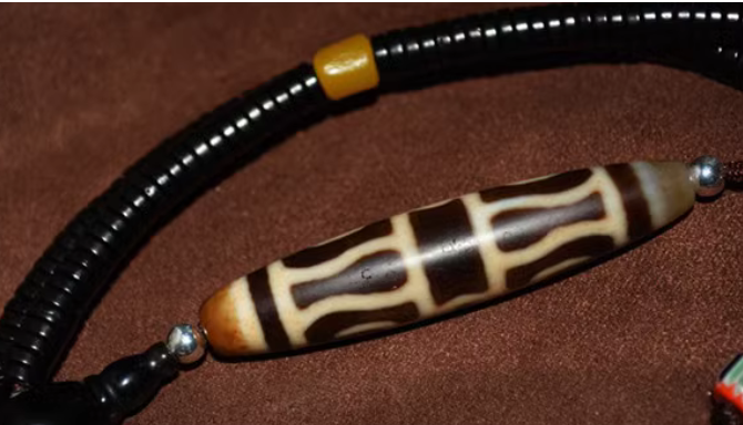 Real Tibetan Ancient Vajra Dorje Dzi Bead Pendant Amulet Himalayan Old Antique Genuine Agate Nepal Phurba Pure Gzi Talisman Bracelet