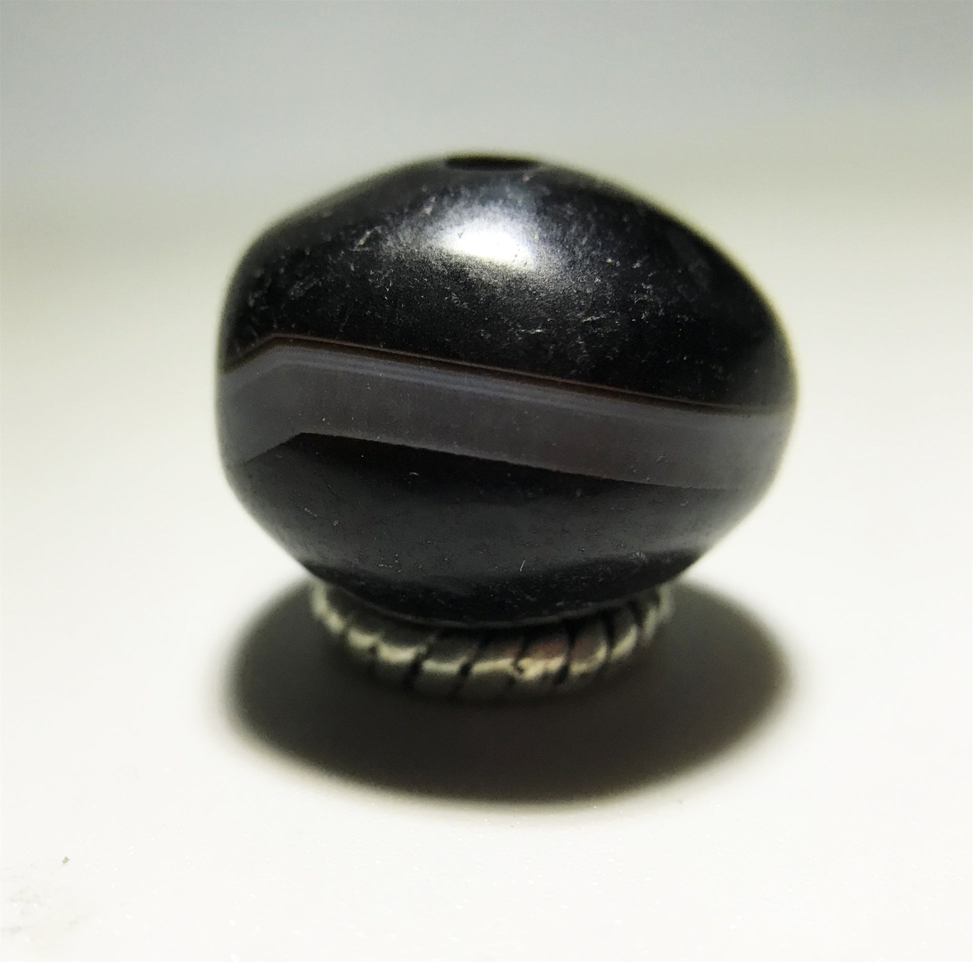 Real Tibetan Old Ancient Agate Medicine Dzi Bead Bracelet Himalaya Banded Amulet Genuine Old Antique Gzi Talisman Pendant