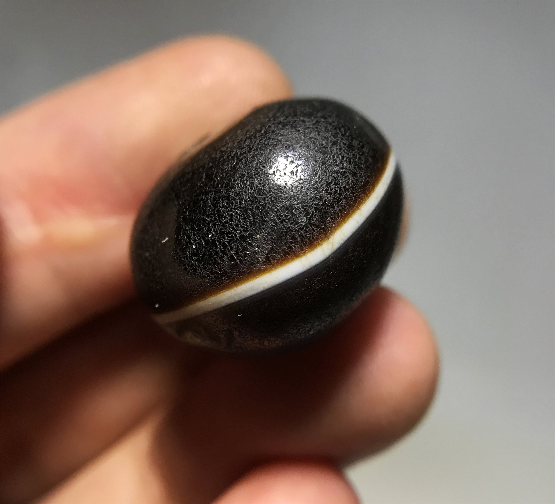 Real Tibetan Old Ancient Agate Medicine Dzi Bead Bracelet Himalaya Banded Amulet Genuine Old Antique Gzi Talisman Pendant