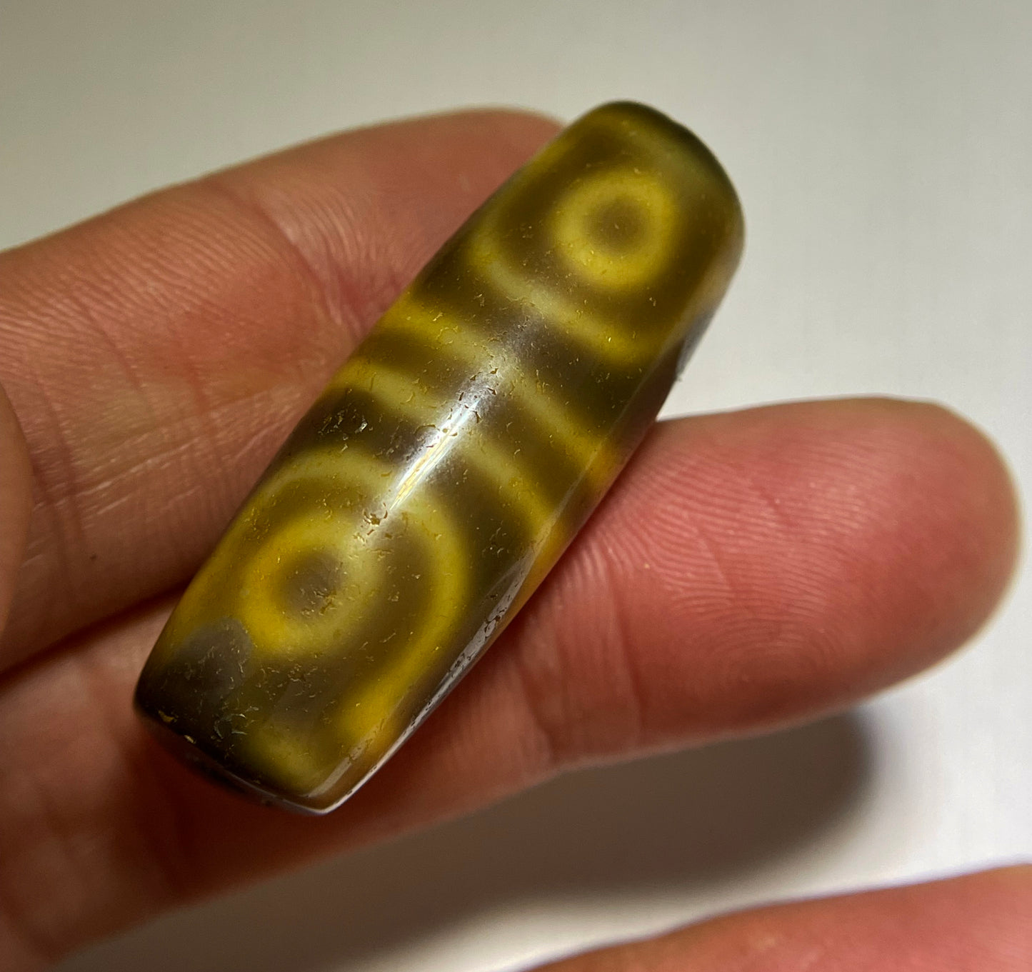 Real Tibetan Old Ancient Four Eyes Dzi Bead Pendant Talisman Himalayan Amulet Agate Stone Pure 4 Eyed Gzi Bracelet