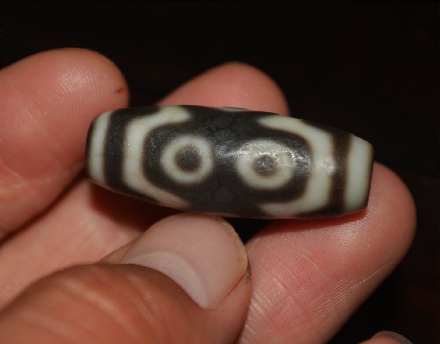 Real Tibetan Old Ancient Six Eyes Dzi Bead Bracelet Amulet Himalayas Agate Stone Pure 6 Eyed Gzi Talisman Pendant