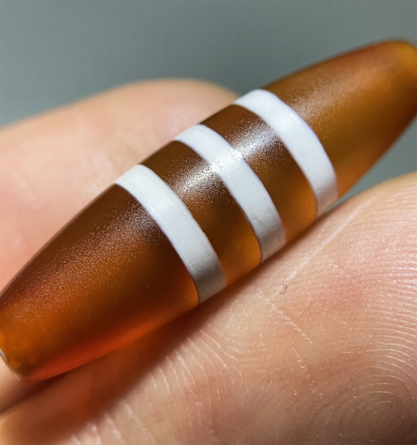 Real Tibetan Old Ancient Three Stripes Dzi Bead Amulet Himalayan Agate Pure Striped Chung Gzi Pendant Bracelet