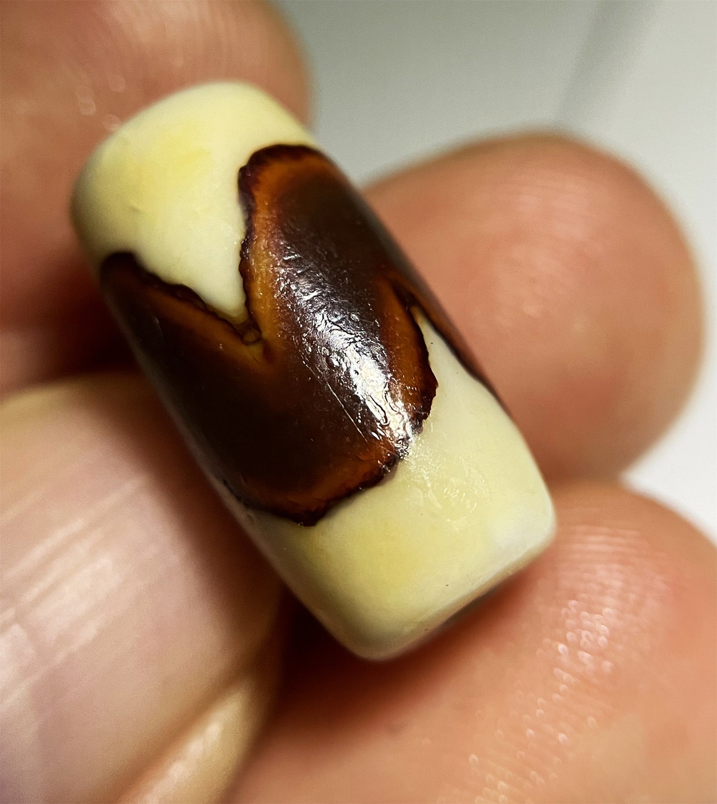 Real Tibetan Old Ancient Tiger Tooth Dzi Bead Amulet Himalayan Pendant Agate Pure Water Wave Zigzag Gzi Antique Talisman Bracelet