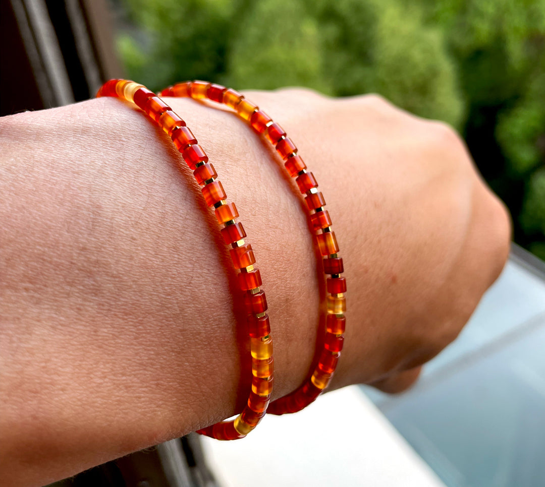 Genuine Tibetan Old Antiqe Natural Red Agate Necklace Real Carnelian Bracelet Himalaya Mala Prayer Beads Sardonyx Mini Small Size