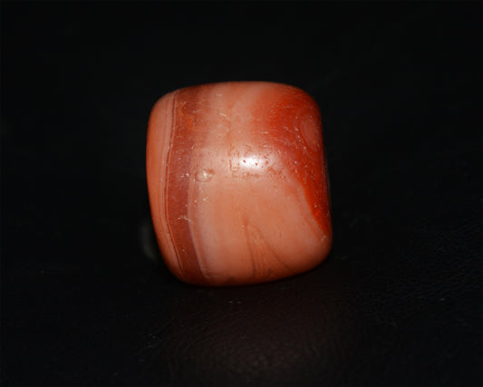 Real Tibetan Old Antique Red Pema Raka Agate Bead Himalayan Nanhong Carnelian Pendant Genuine Amulet