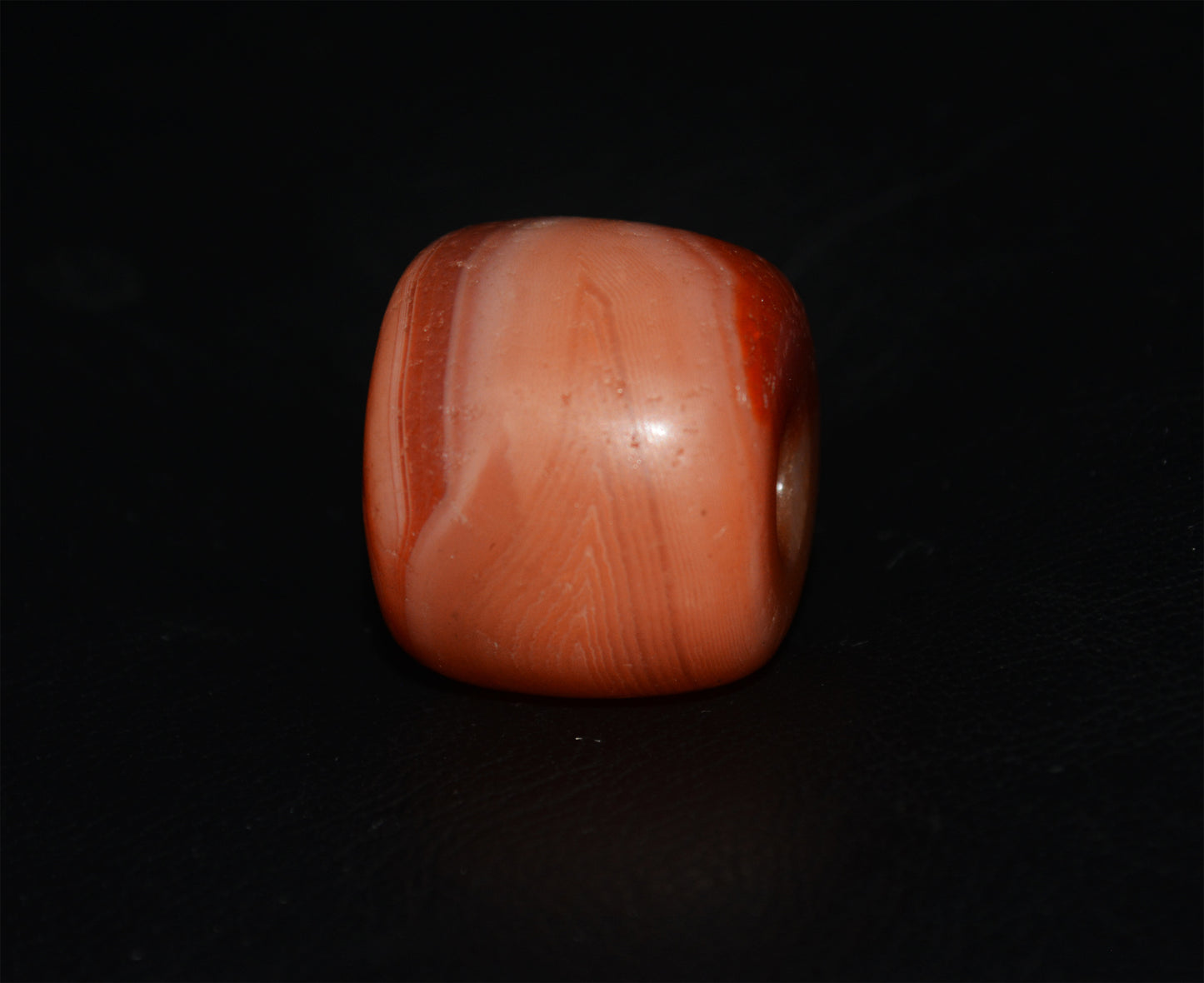 Real Tibetan Old Antique Red Pema Raka Agate Bead Himalayan Nanhong Carnelian Pendant Genuine Amulet