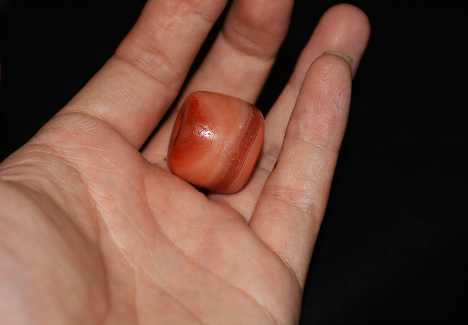 Real Tibetan Old Antique Red Pema Raka Agate Bead Himalayan Nanhong Carnelian Pendant Genuine Amulet