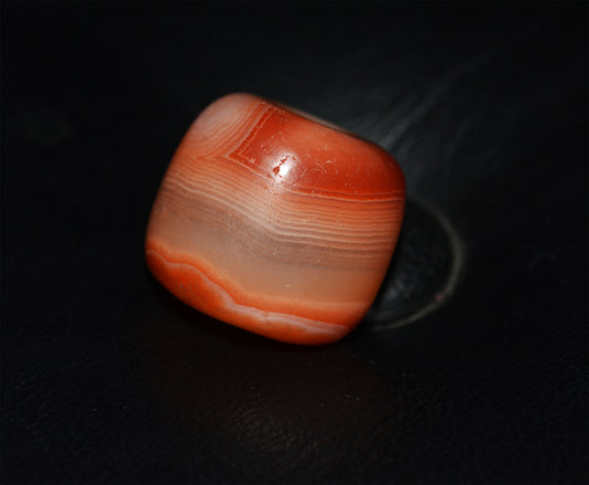 Real Tibetan Old Antique Pema Raka Agate Bead Himalayan Nanhong Carnelian Pendant Genuine Amulet