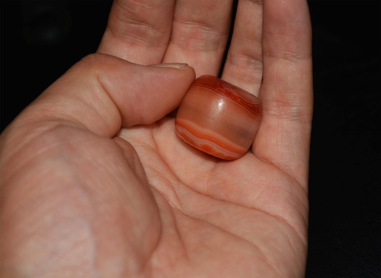 Real Tibetan Old Antique Pema Raka Agate Bead Himalayan Nanhong Carnelian Pendant Genuine Amulet