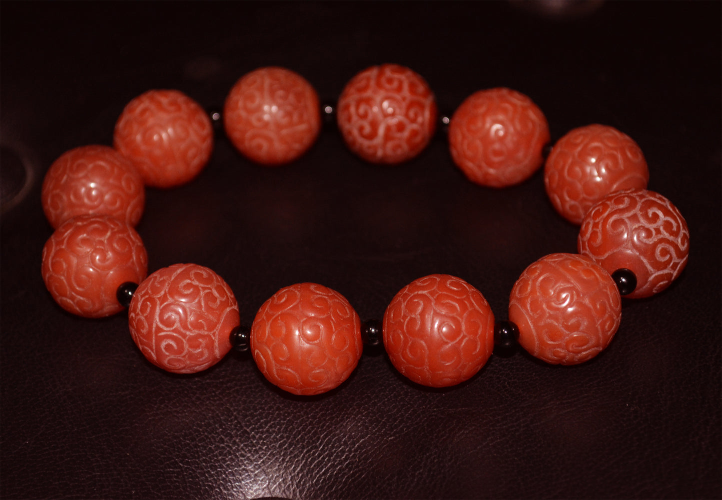 Real Tibetan Old Antique Pema Raka Agate Bracelet Nanhong Mala Prayer Beads Carnelian Rosary Himalaya Genuine Worry Amulet