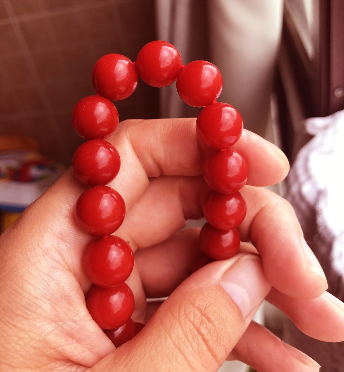 Real Tibetan Pema Raka Agate Bracelet Mala Prayer Beads Nanhong Carnelian Rosary Himalaya Genuine Worry Amulet