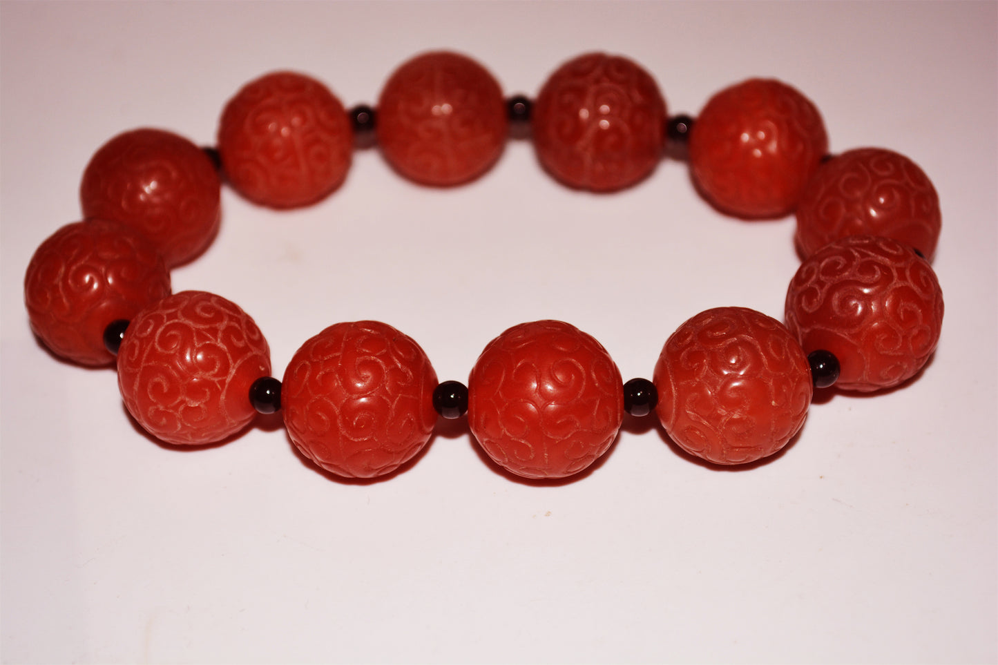 Real Tibetan Old Antique Pema Raka Agate Bracelet Nanhong Mala Prayer Beads Carnelian Rosary Himalaya Genuine Worry Amulet