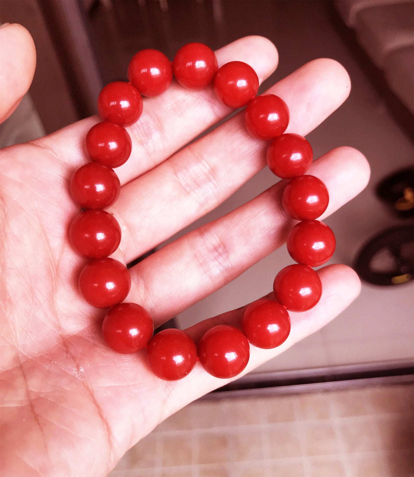 Real Tibetan Pema Raka Agate Bracelet Mala Prayer Beads Nanhong Carnelian Rosary Himalaya Genuine Worry Amulet