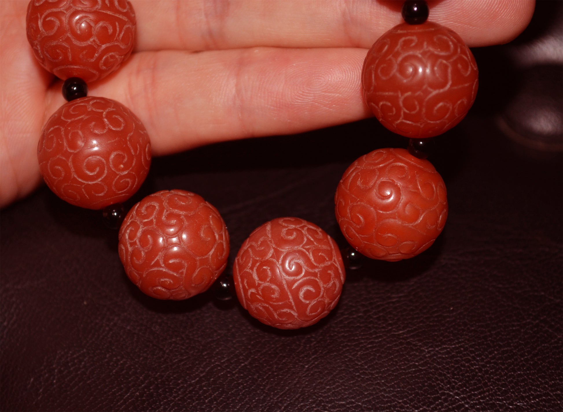 Real Tibetan Old Antique Pema Raka Agate Bracelet Nanhong Mala Prayer Beads Carnelian Rosary Himalaya Genuine Worry Amulet