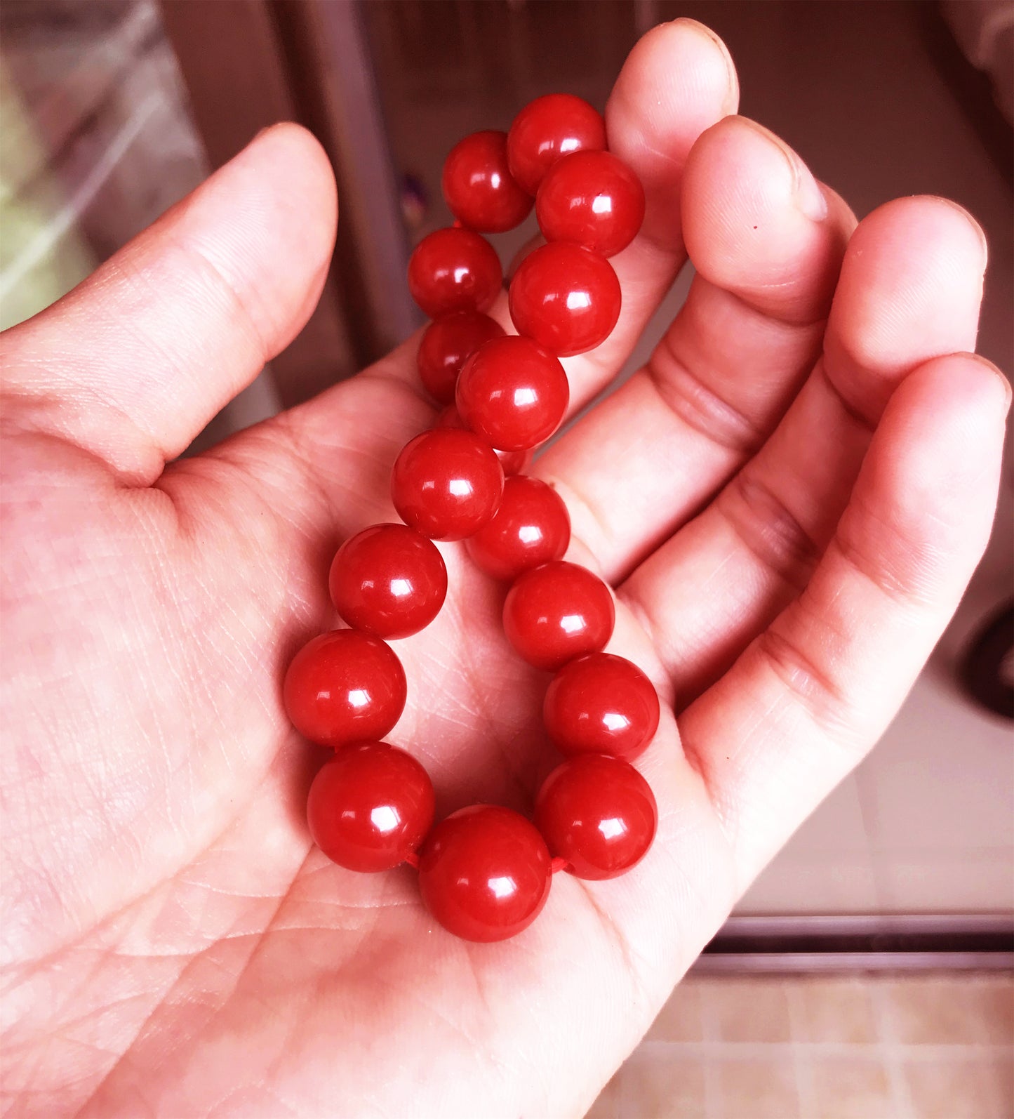 Real Tibetan Pema Raka Agate Bracelet Mala Prayer Beads Nanhong Carnelian Rosary Himalaya Genuine Worry Amulet