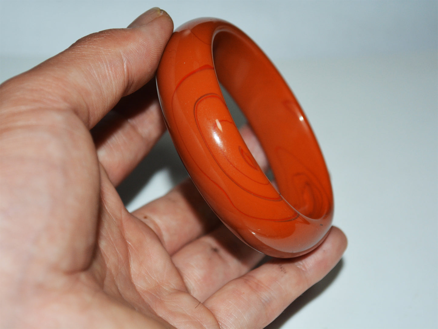 Real Tibetan Old Antique Red Pema Raka Nanhong Agate Bangle Himalayan Bracelet Carnelian Genuine Amulet