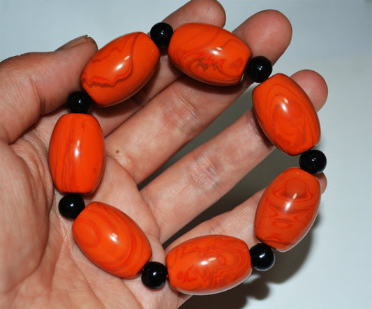 Real Tibetan Pema Raka Agate Bracelet Mala Prayer Beads Nanhong Red Carnelian Rosary Himalaya Genuine Worry Amulet