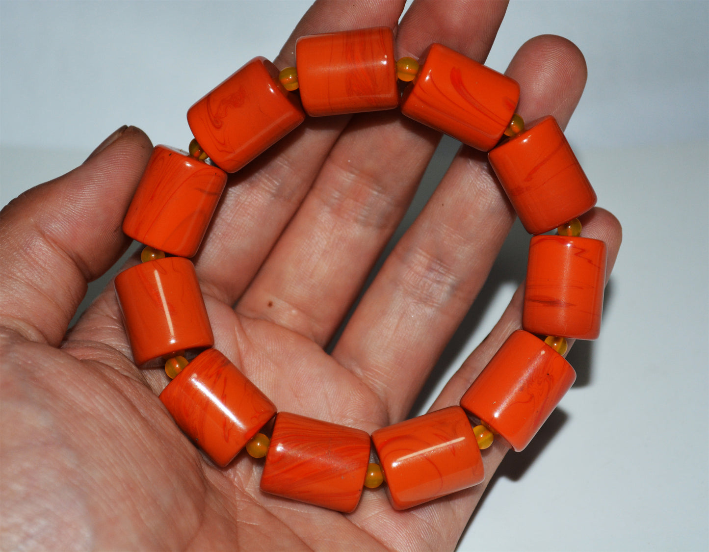 Real Tibetan Pema Raka Agate Bracelet Mala Prayer Beads Nanhong Carnelian Rosary Himalaya Genuine Worry Amulet