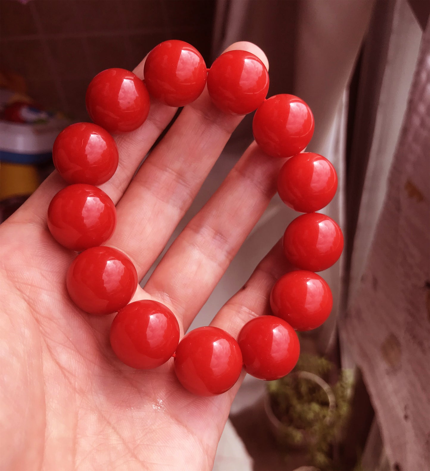 Real Tibetan Red Pema Raka Agate Bracelet Mala Prayer Beads Nanhong Carnelian Rosary Himalaya Genuine Worry Amulet