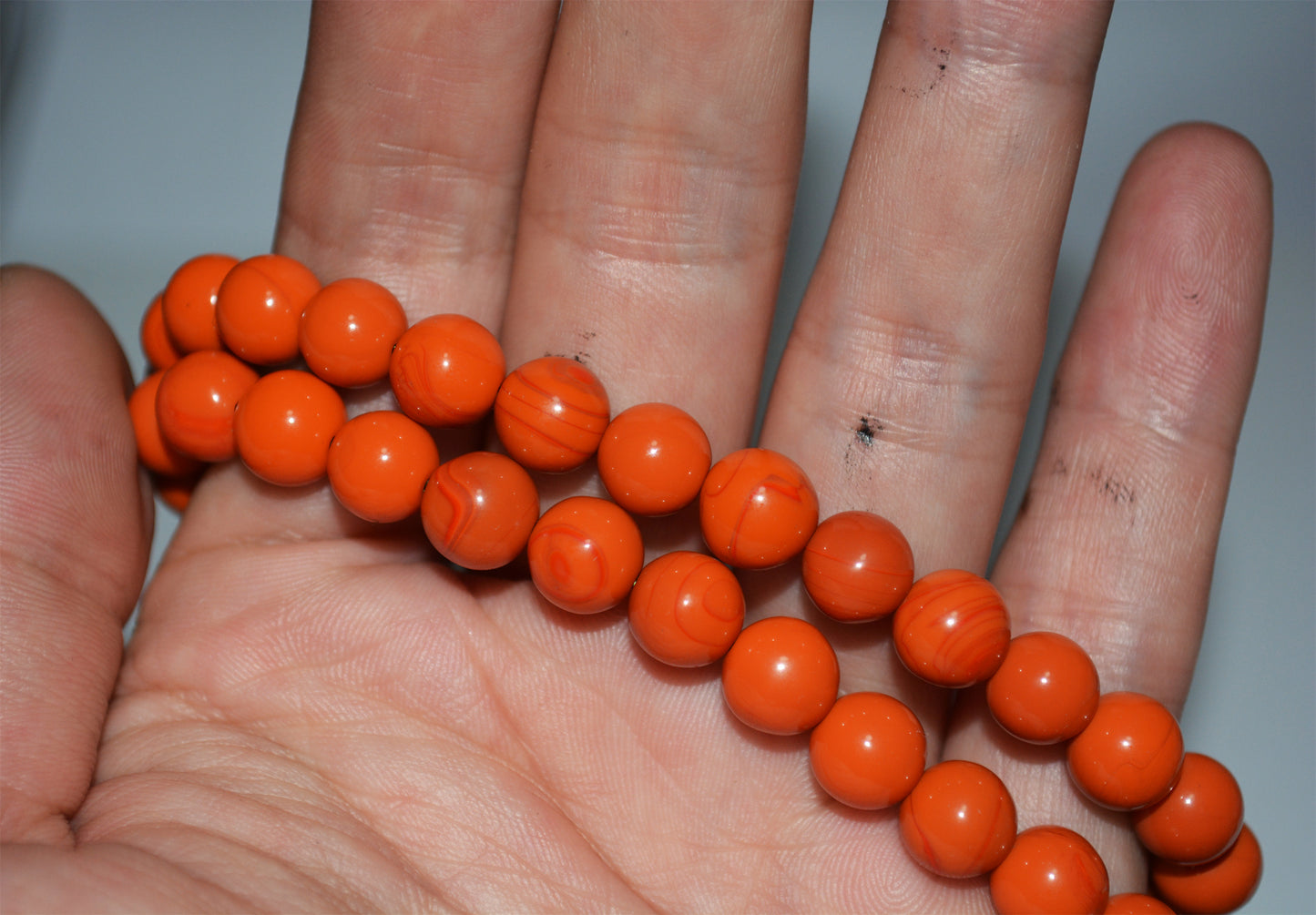 Real Tibetan Red Pema Raka Agate Necklace Mala Prayer Beads Nanhong Carnelian Rosary Himalaya Genuine Chain