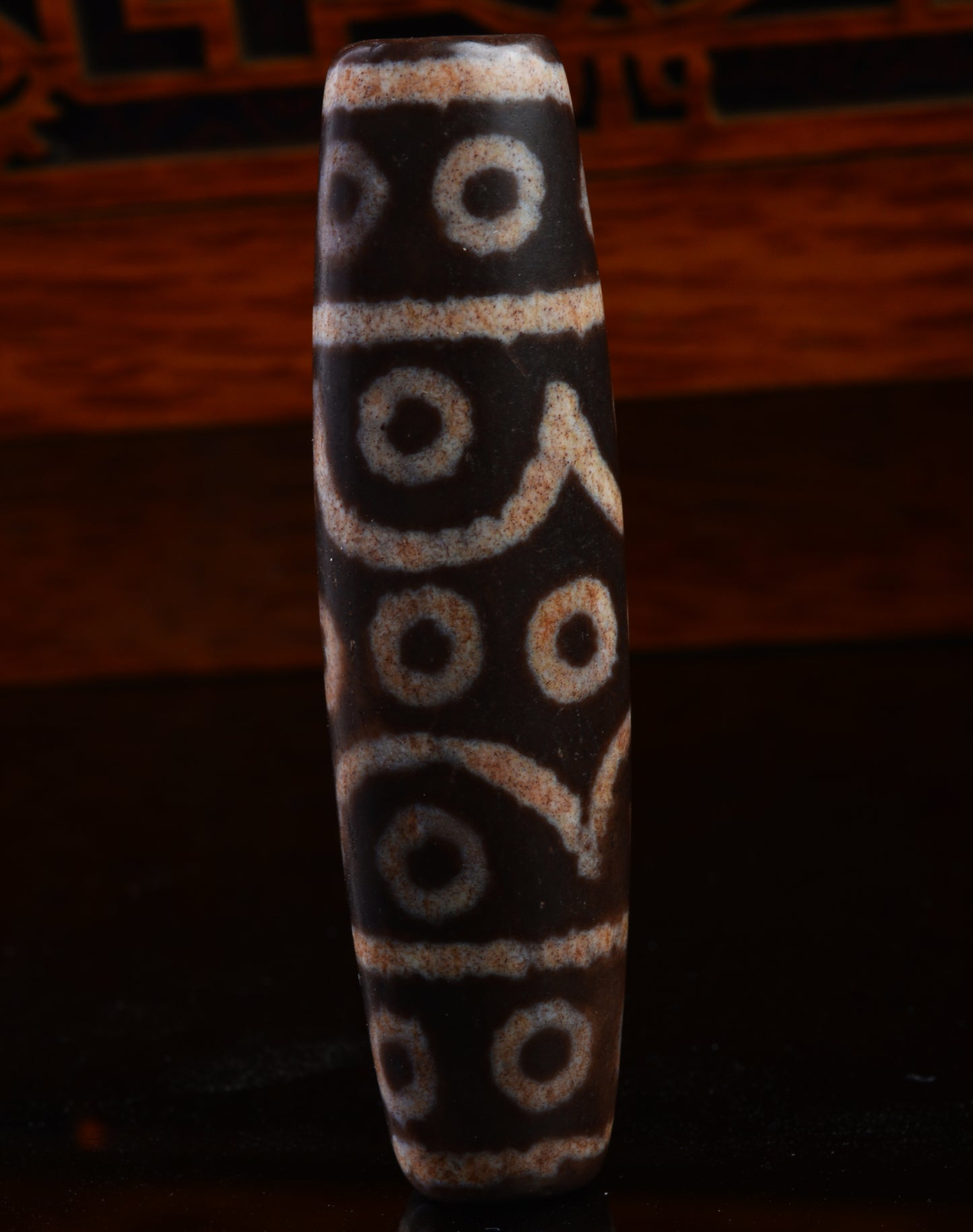 Real Tibetan Ancient Cinnabar Twenty Two Eyes Dzi Bead Pendant Amulet Himalayan 22 Eyed Bloodspots Agate Gzi Old Talisman Bracelet