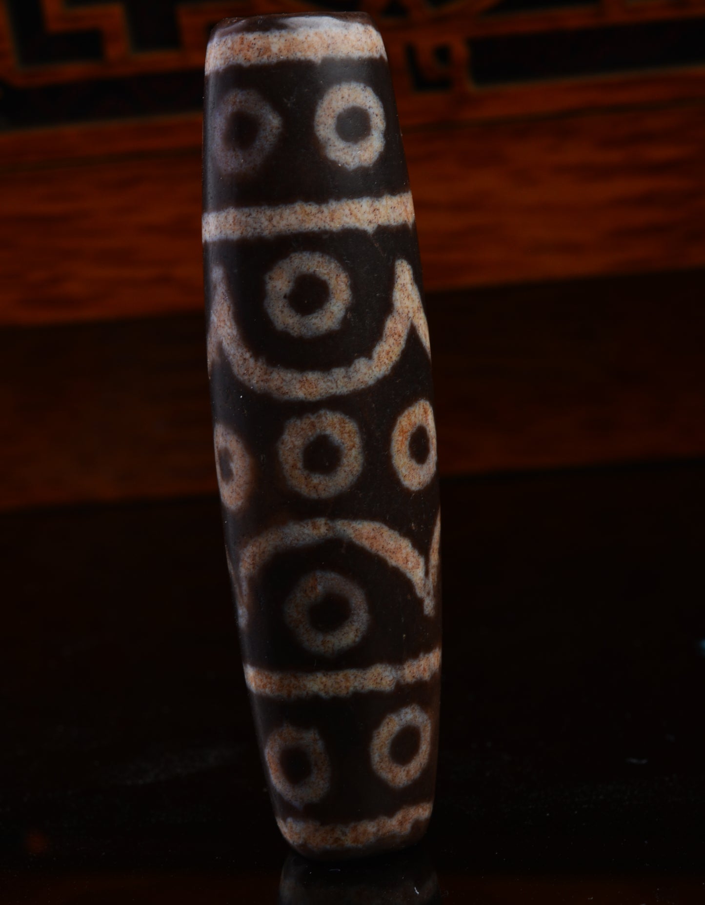 Real Tibetan Ancient Cinnabar Twenty Two Eyes Dzi Bead Pendant Amulet Himalayan 22 Eyed Bloodspots Agate Gzi Old Talisman Bracelet