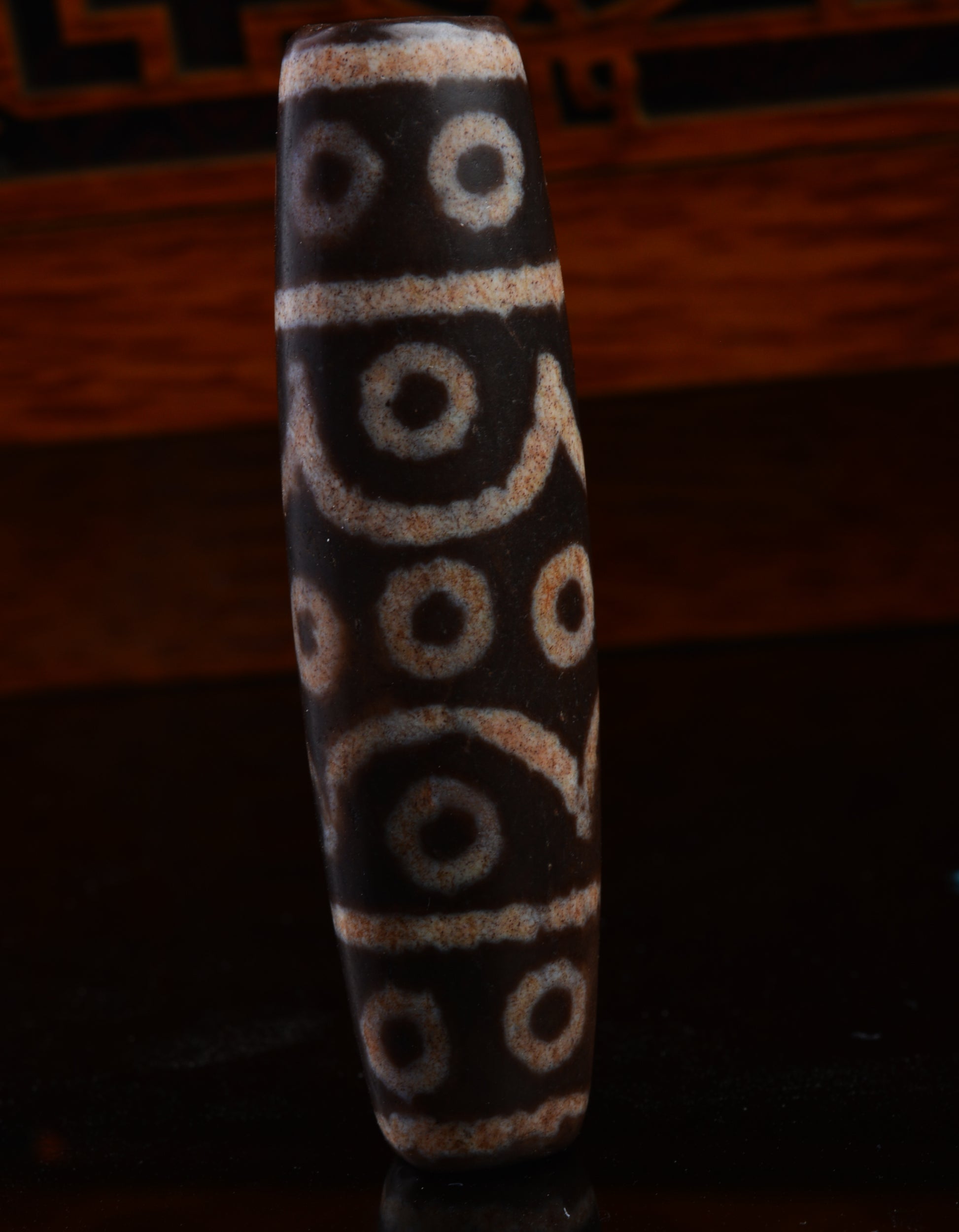 Real Tibetan Ancient Cinnabar Twenty Two Eyes Dzi Bead Pendant Amulet Himalayan 22 Eyed Bloodspots Agate Gzi Old Talisman Bracelet