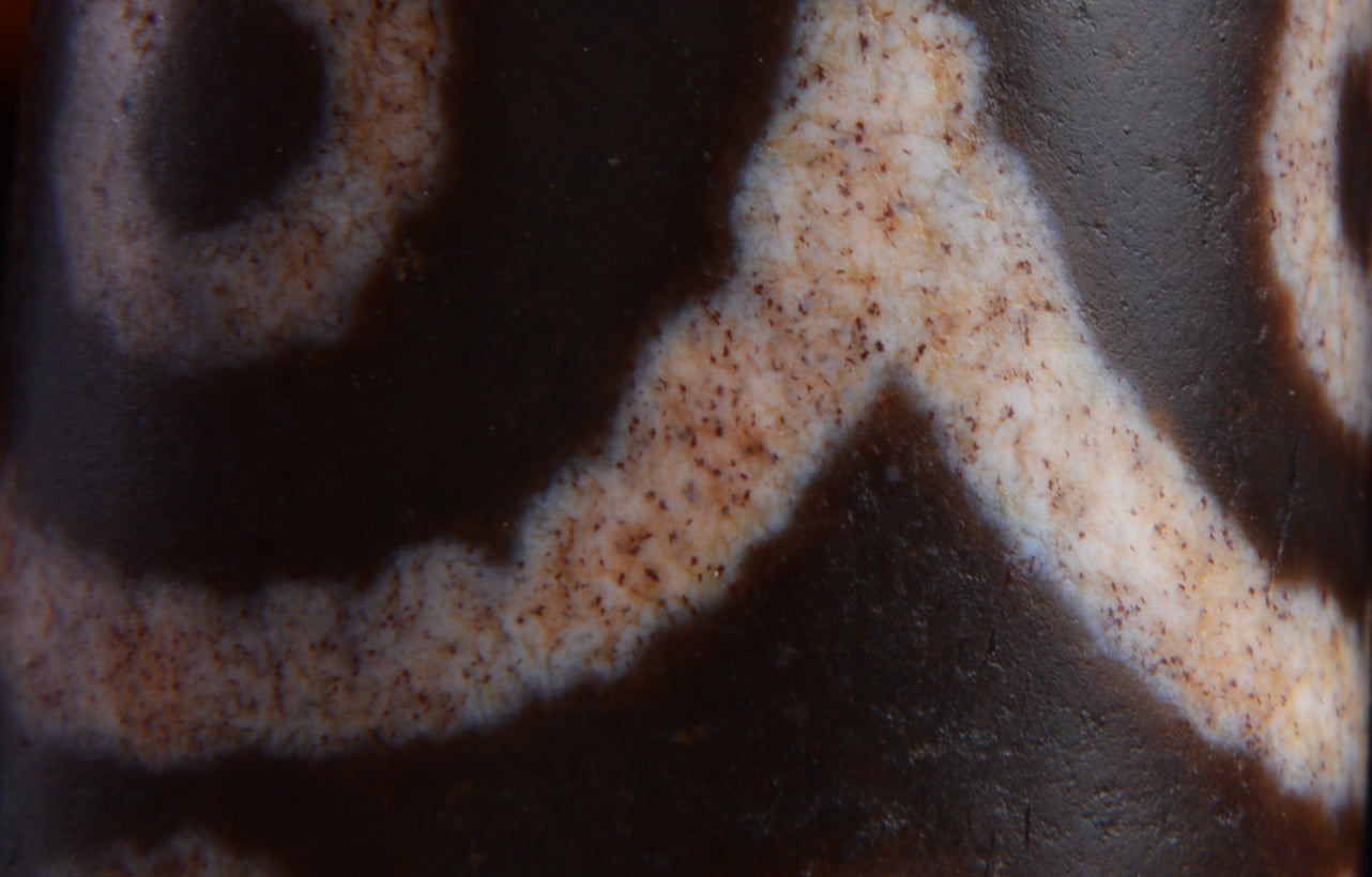 Real Tibetan Ancient Cinnabar Twenty Two Eyes Dzi Bead Pendant Amulet Himalayan 22 Eyed Bloodspots Agate Gzi Old Talisman Bracelet