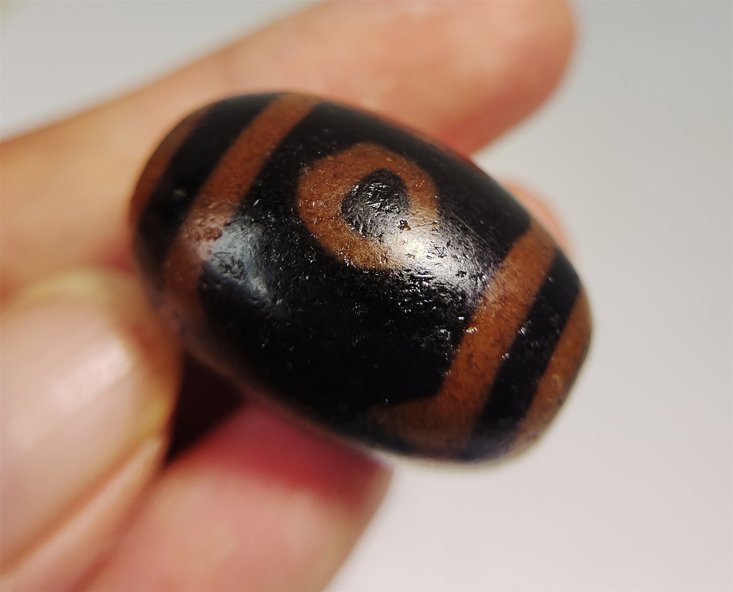 Real tibetan ancient three eyes dzi bead amulet genuine old himalaya agate 3 pure gzi pendant talisman bracelet