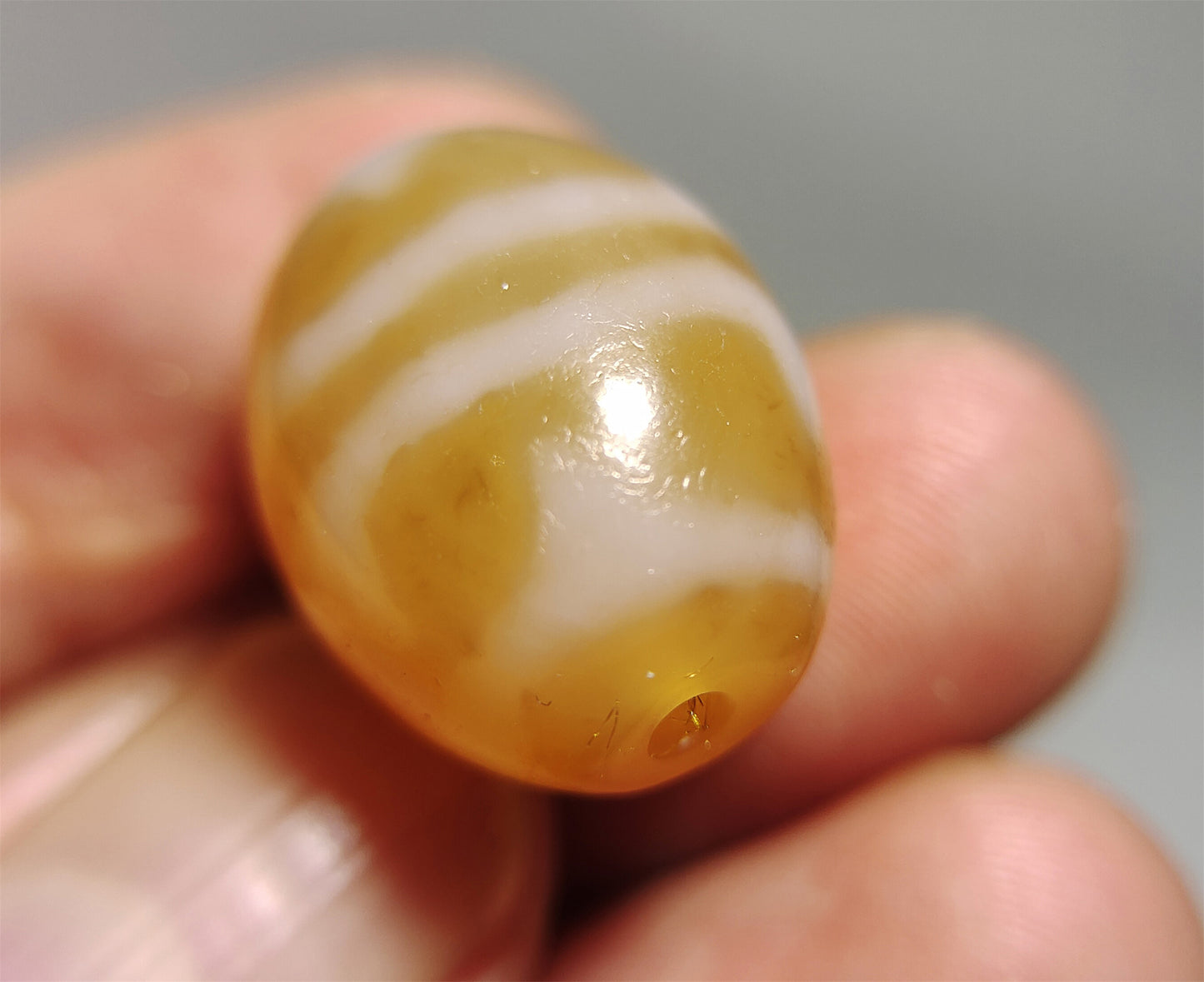 Real tibetan tiger tooth dzi bead amulet genuine old ancient zig zag himalaya agate water wave gzi pure pendant talisman bracelet