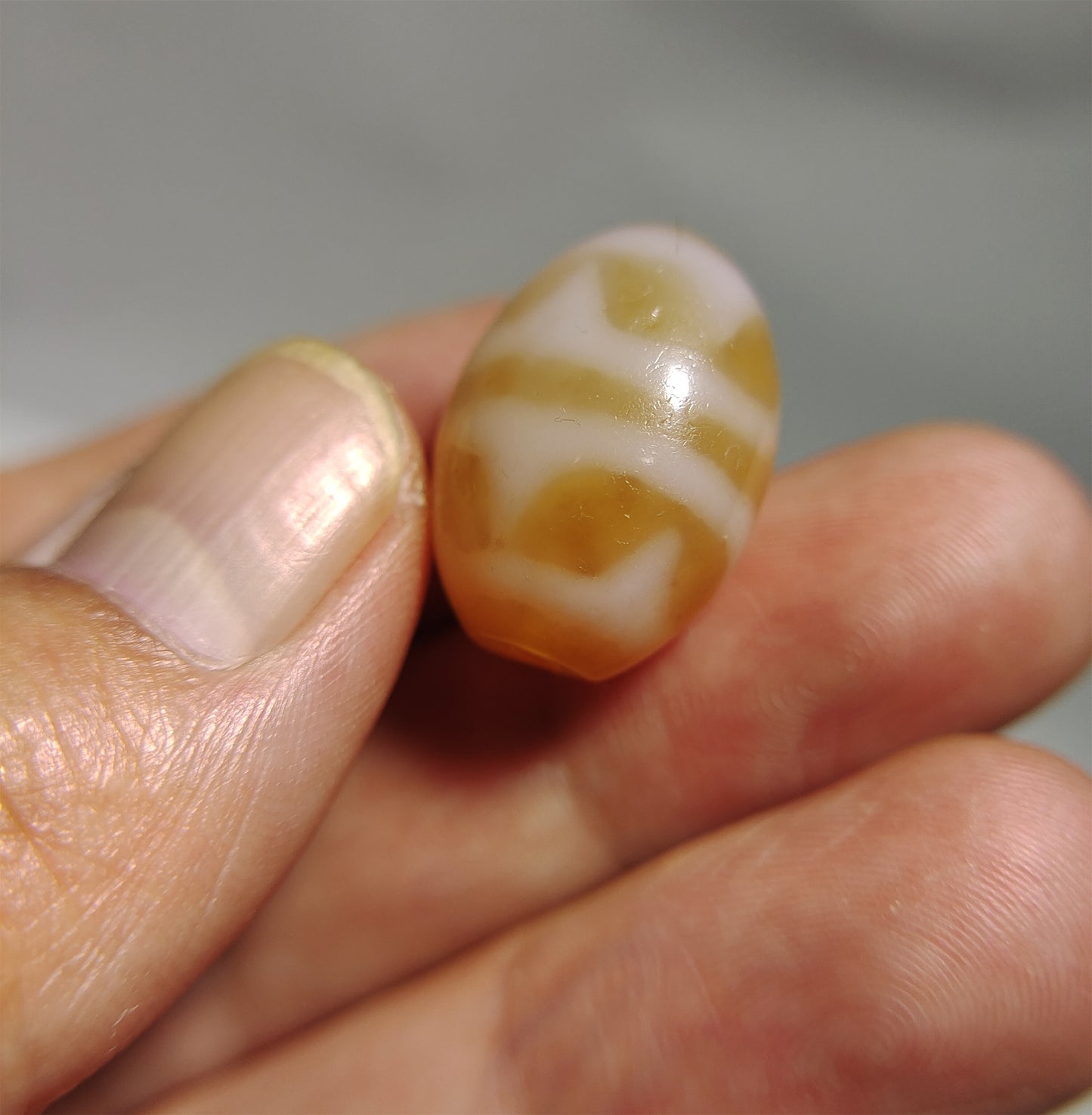 Real tibetan tiger tooth dzi bead amulet genuine old ancient zig zag himalaya agate water wave gzi pure pendant talisman bracelet