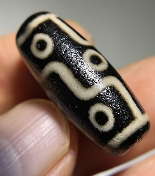 Tibet Ancient Nine Eyes Dzi Bead Amulet Pendant Himalayas Agate Pure 9 Eyed Gzi Old Real Talisman Bracelet