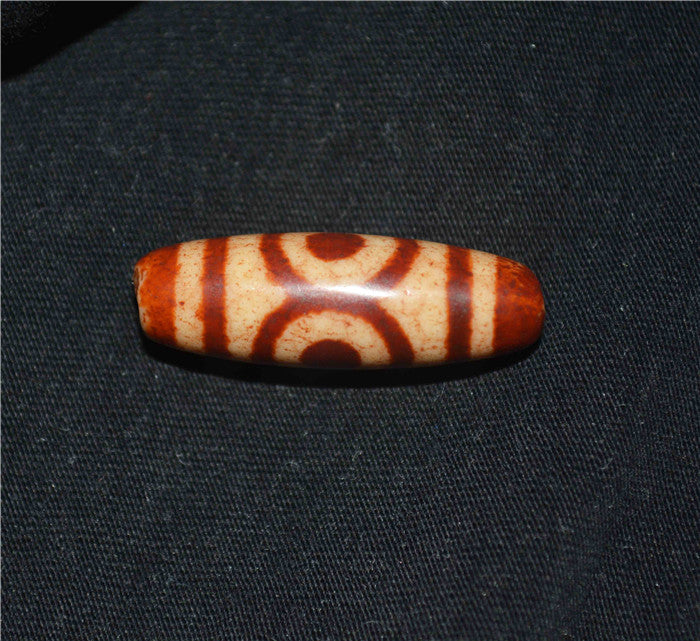 Tibet Ancient Three Eyes Dzi Bead Amulet Genuine Pendant Himalaya Agate Pure 3 Eyed Gzi Old Antique Talisman Bracelet Authentic