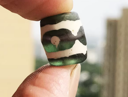 Tibet Old Ancient Three Eye Chung Dzi Bead Amulet Pendant Agate Real Himalayan 3 Eyed Pure Gzi Old Antique Talisman